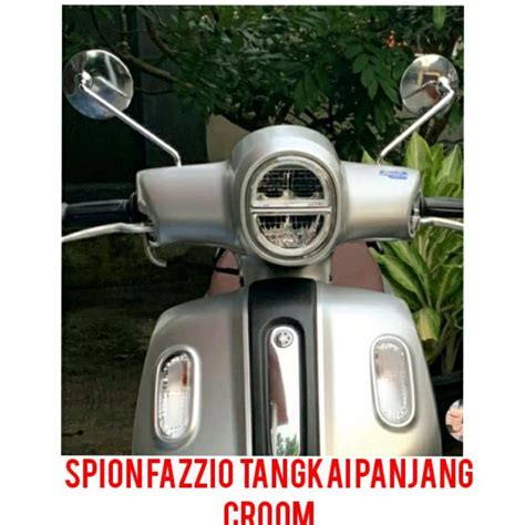 Jual Produk Spion Fazzio Spion Retro Bulat Tangkai Panjang Full Croom