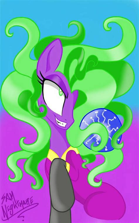 1099768 Safe Artist Samnightmare Mane Iac Electro Orb Female