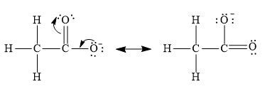 Write The Two Resonance Structures For The Acetate Ion Study