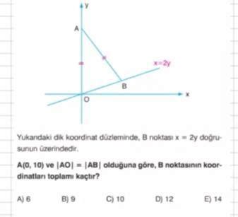 Ac L Z M N Anlat R M S N Z Analitik Geometri Sorusu Arkada Lar