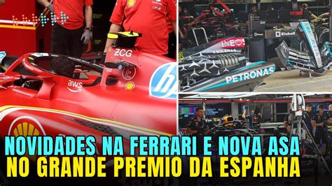 FERRARI SF 24 NOVA ASA E NOVIDADES NO CARRO ASA DIANTEIRA DA