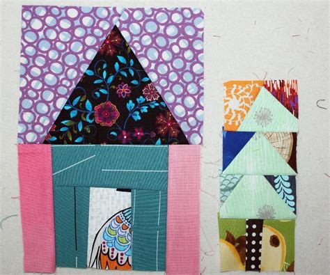 Scrappy Wonky House Quilt Block Tutorial By Persimondreams Craftsy