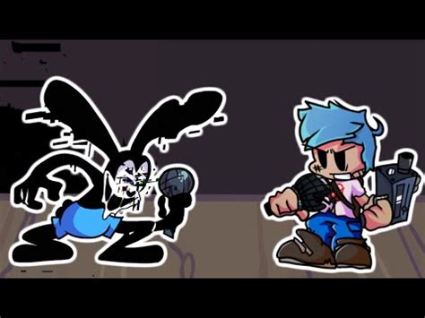 Vs Corrupted Oswald Rabbits Glitch Friday Night Funkin YouTube