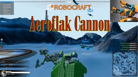 Aeroflak Nueva Arma Robocraft Ca On Antiaereo Youtube