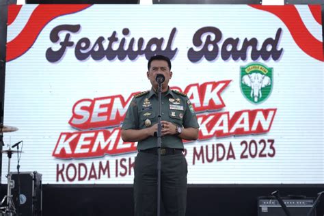 Kodam Iskandar Muda Gelar Festival Band Semarak Kemerdekaan RI Ke 78