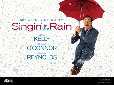 Gene Kelly Poster Singin In The Rain 1952 Stock Photo Alamy