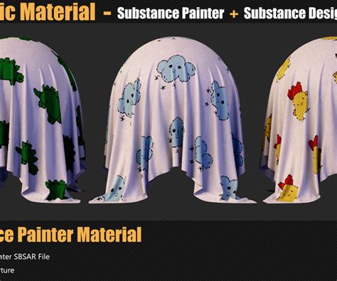 ArtStation - 15 Fabric Materials In Substance Painter And Designer ...