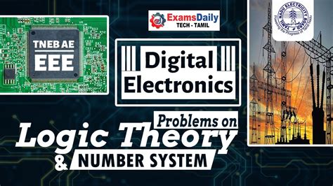 Tneb Ae Exam Digital Electronics Problem On Logic Theory And Number