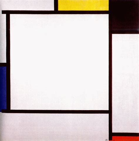 Composition 2 - Piet Mondrian - WikiArt.org - encyclopedia of visual arts