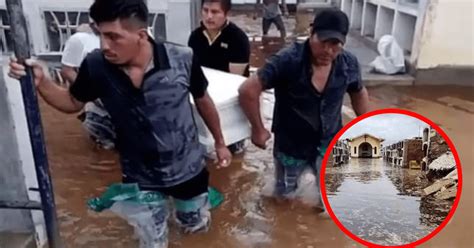 Lluvias en Perú familia de Chiclayo entierra a niño en cementerio