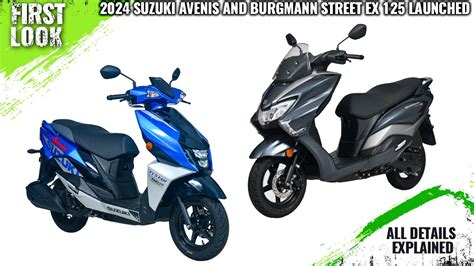 2024 Suzuki Avenis And Burgmann Street EX 125 Scooters Launched In