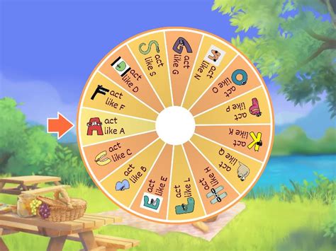 Alphabet Lore Spin The Wheel