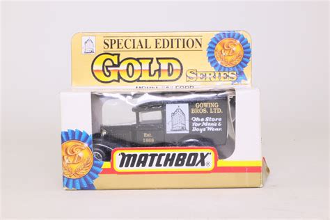 Matchbox Lesney MB 38 Ford Model A Van Gowings Bros Sydney 87789