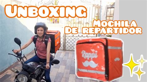 Unboxing Mochila De Rappi Como Armar La Mochila Es Impermeable