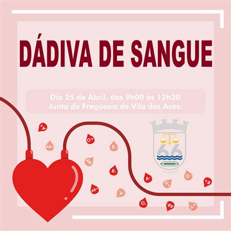 Doação de Sangue Junta de Freguesia de Vila das Aves