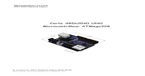 Carte Arduino Uno Microcontrôleur Atmega328 Pdf Document