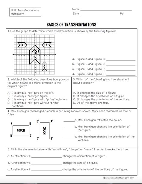 Unit Lesson Homework Basic Transformations Josh Agee Library