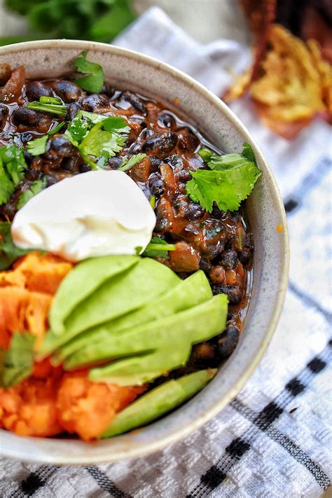 Cuban Black Beans And Baked Sweet Potato Bowl Afrovitalityeats