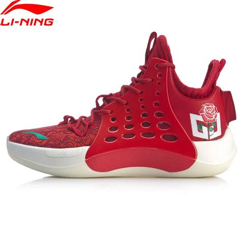 Trend Li Ning Men Sonic Vii V2 Rose City Professional Basketball Shoes Cj Mccollum Light Foam