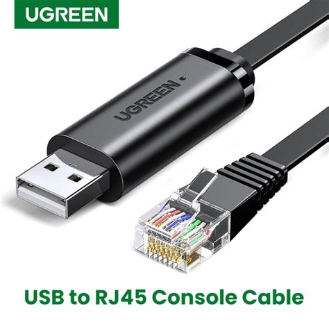 UGREEN USB To RJ45 Console Cable RS232 Serial Adapter For Cisco Router