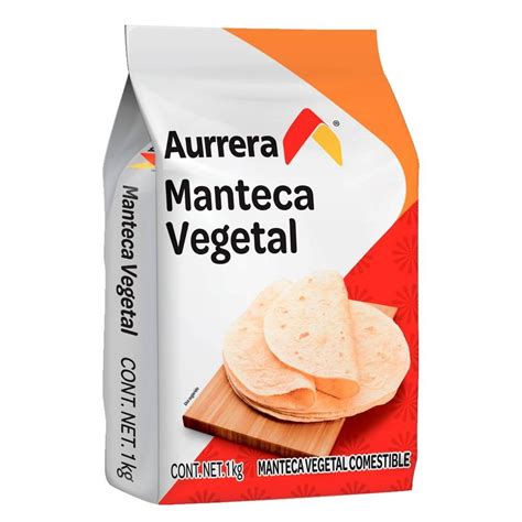 Manteca Aurrera Vegetal 1 Kg Walmart