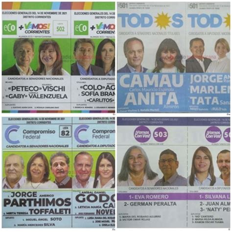 Elecciones En Corrientes Estas Boletas Ver S En El Cuarto Oscuro