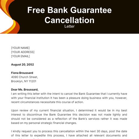 Free Cancellation Letter Templates And Examples Edit Online And Download