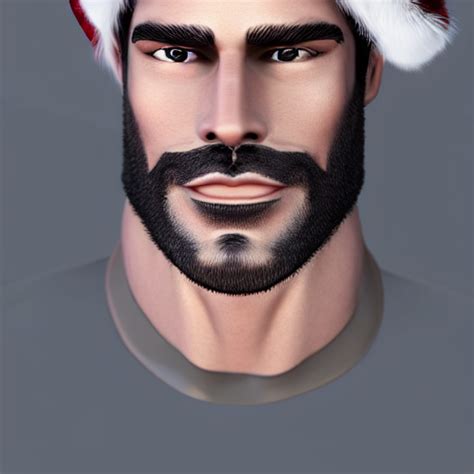 Prompthunt Strong Giga Chad Attractive Man Face Symettry Brown Beard