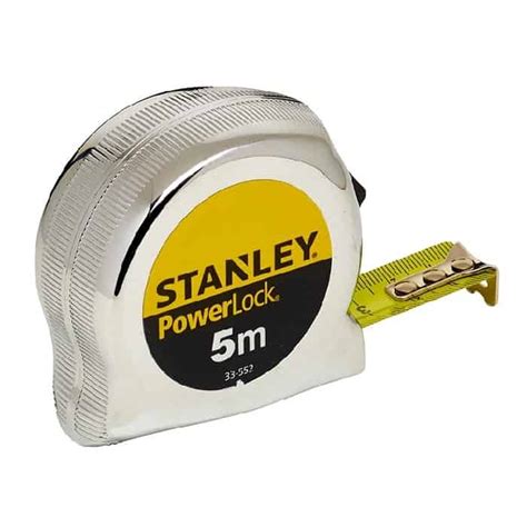 Flessometro Micropowerlock Stanley Lunghezza 5 Mt Larghezza 19 Mm