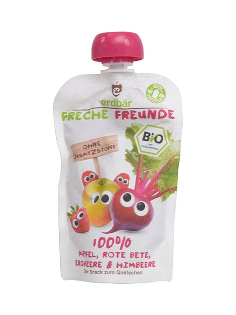 Freche Freunde bio gyümölcspüré alma eper cékla 100 g