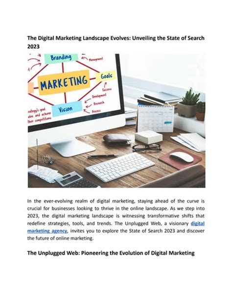 The Digital Marketing Landscape Evolves Unveiling The State Of Search