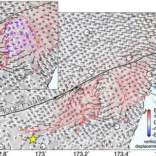 Threedimensional D Coseismic Displacements Along The Hope Fault