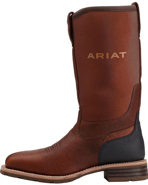 Ariat Hybrid All Weather Waterproof Neoprene Work Boots - Steel Toe ...