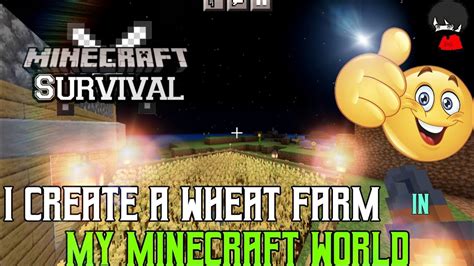 Minecraft Pe Survival Series Ep 2 In Bangla 1 19 I Create Survival Wheat Farm Minecraftpe