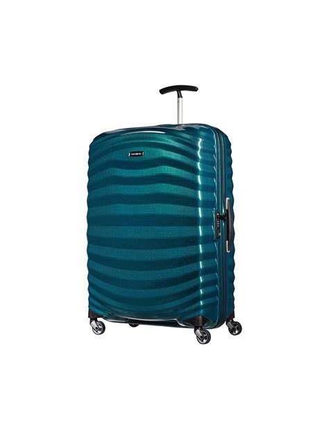 Samsonite Lite Shock Cm Liter Wheel Petrol Blue