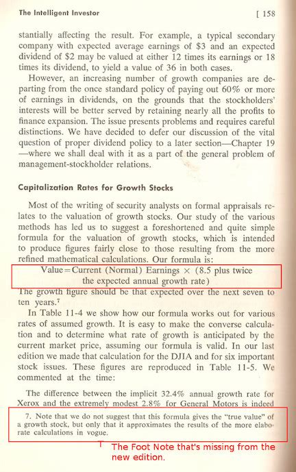 Understanding The Benjamin Graham Formula Correctly | Serenity Stocks