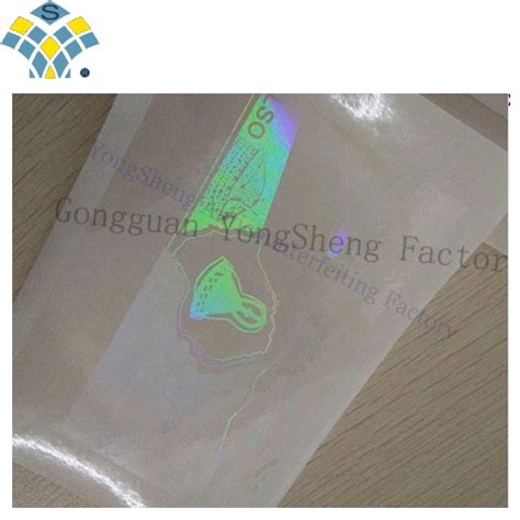 ID Recognized Transparent Overlay Translucent Card Hologram Overlay