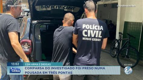 Suspeito De Atirar No Amigo Em TrÊs Pontas É Preso Pela PolÍcia Civil