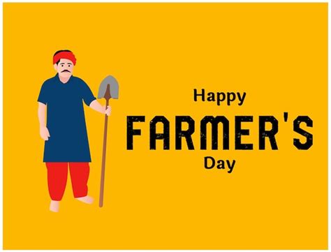 Premium Vector Happy Farmers Day Kisan Diwas 23 December Vector