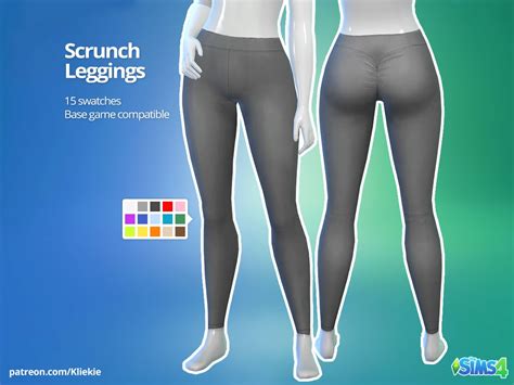 Scrunch Leggings The Sims 4 Create A Sim CurseForge