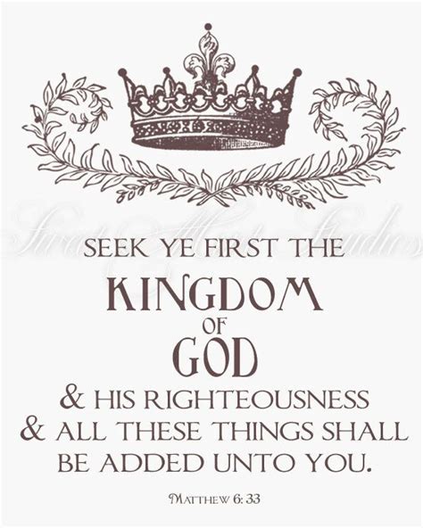 Seek Ye First The Kingdom Of God Quotes - ShortQuotes.cc