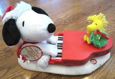 Peanuts SNOOPY Hallmark PIANO Woodstock LIGHTED Musical Play COLLECT ...