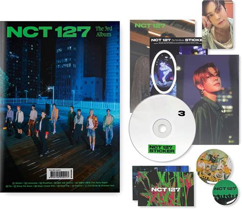 Nct127 The 3rd Album Sticker [ Seoul City Ver ] Booklet Cd R Folded Poster Sticker