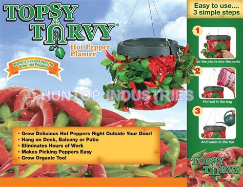 Topsy Turvy Hot Pepper Planterupside Down Vegetable Planter China