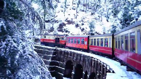 Kalka Shimla Toy Train L Toy Train Shimla L Toy Train In Winter L