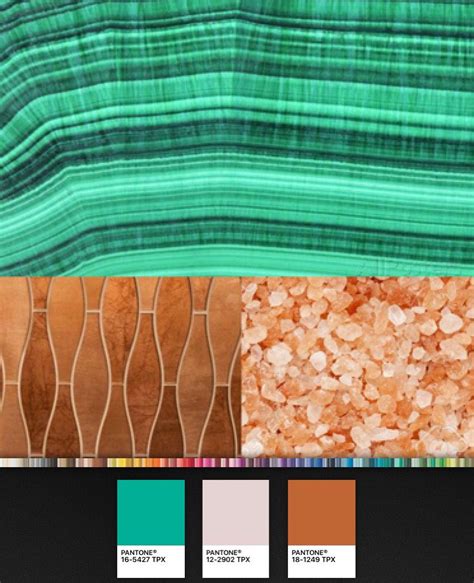 Malachite Copper And Himalayan Salt Color Palette Color Palette