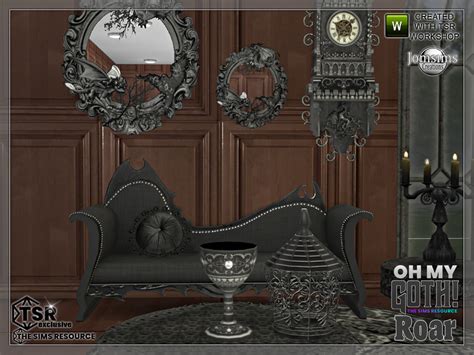 The Sims Resource Oh My Goth Roar Livingroom