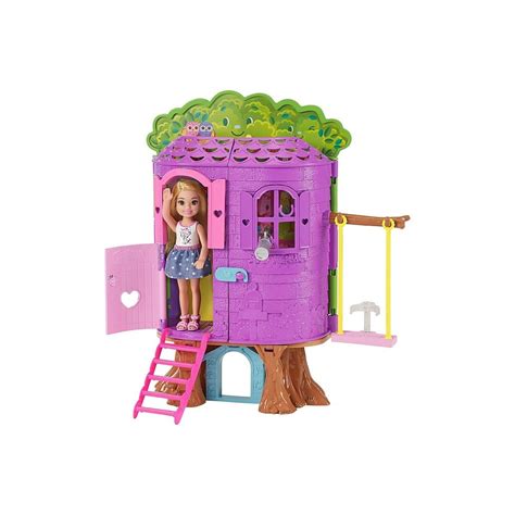 Barbie Chelsea Doll And Treehouse Set Big W