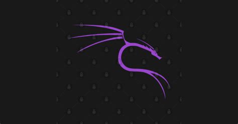 Kali Linux Dragon Logo Purple - Kali Linux - T-Shirt | TeePublic