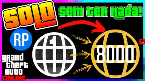 GTA Online Glitch RP infinito Solo Faça 5000 RP em 1 minuto GTA 5